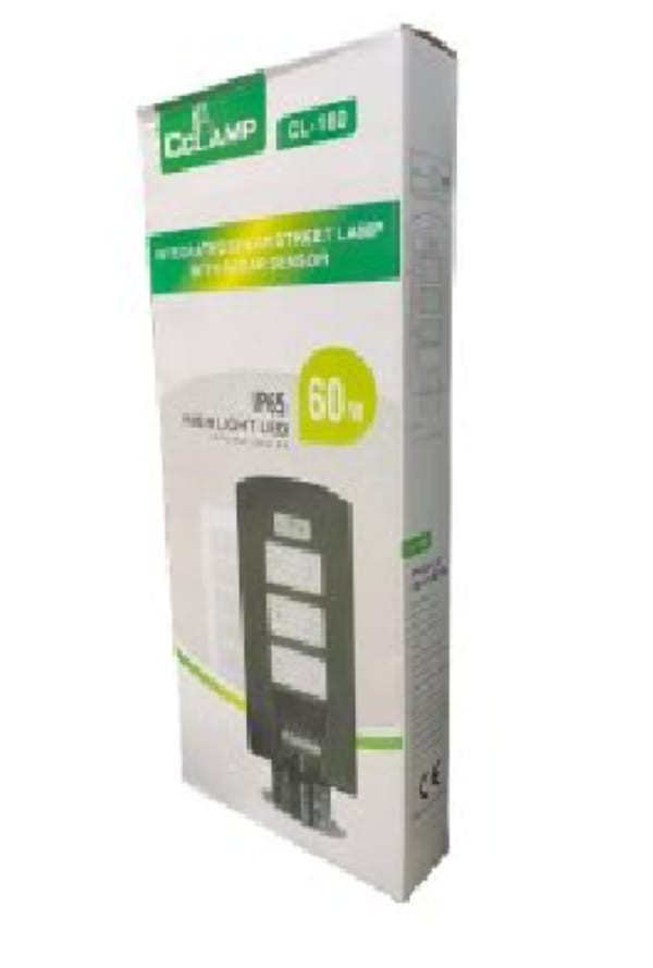 Lampara solar vertical